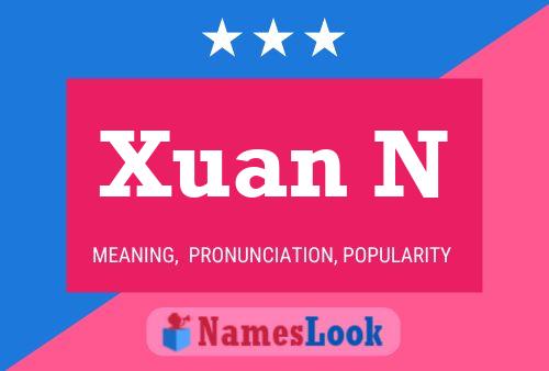 Xuan N 名字海报