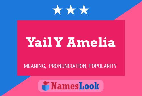 Yail Y Amelia 名字海报