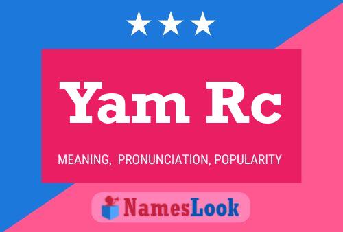 Yam Rc 名字海报