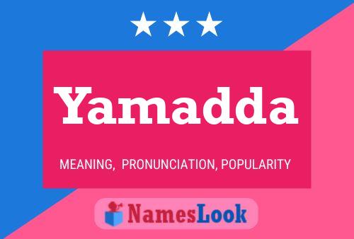 Yamadda 名字海报