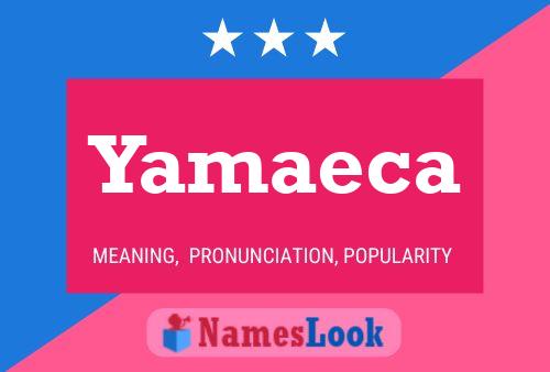 Yamaeca 名字海报