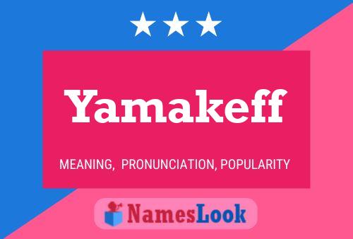 Yamakeff 名字海报