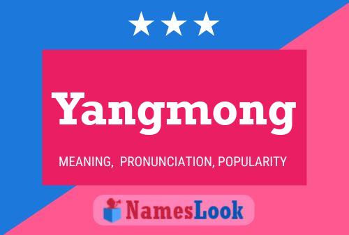 Yangmong 名字海报