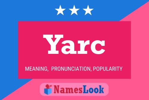 Yarc 名字海报