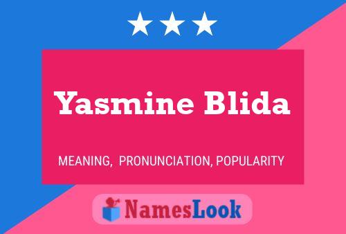 Yasmine Blida 名字海报