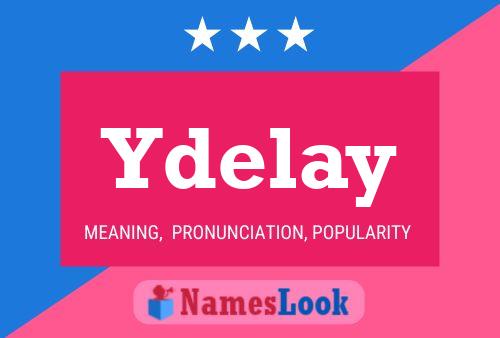 Ydelay 名字海报