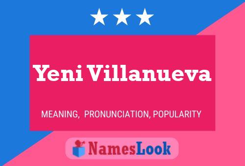 Yeni Villanueva 名字海报