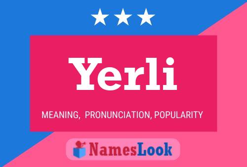 Yerli 名字海报