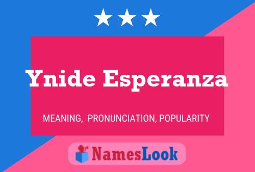 Ynide Esperanza 名字海报