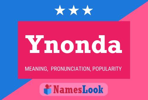 Ynonda 名字海报