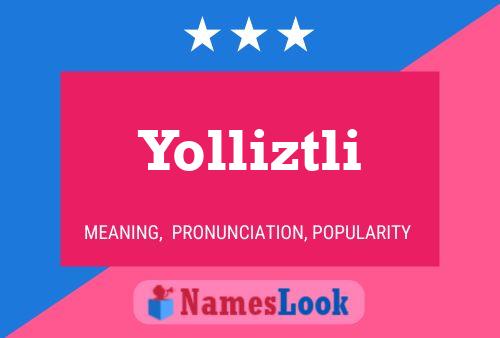 Yolliztli 名字海报