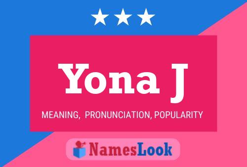 Yona J 名字海报