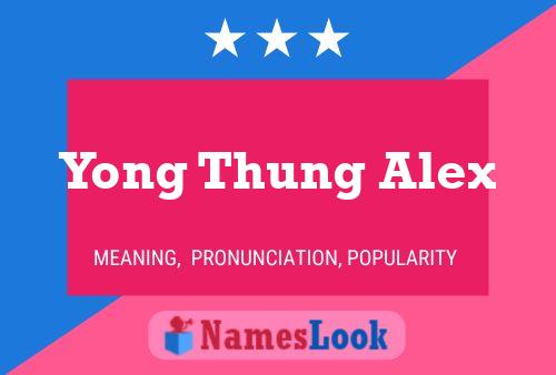 Yong Thung Alex 名字海报