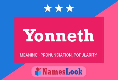 Yonneth 名字海报