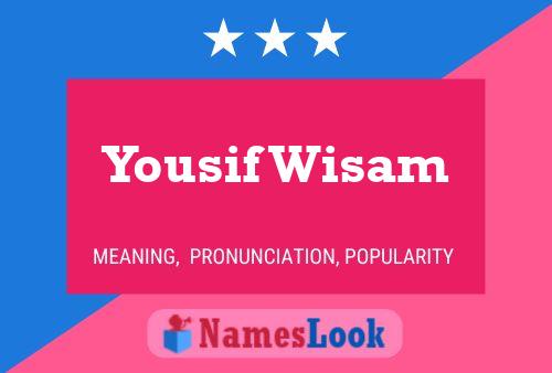 Yousif Wisam 名字海报