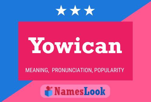 Yowican 名字海报