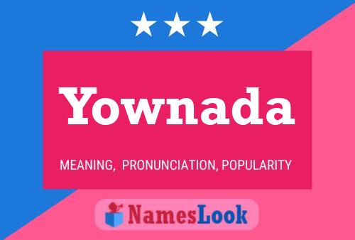 Yownada 名字海报