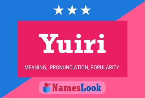 Yuiri 名字海报