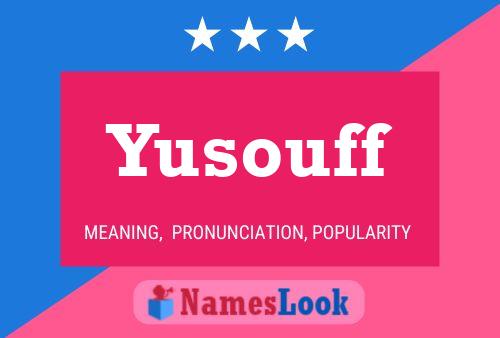 Yusouff 名字海报