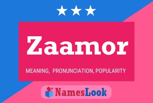 Zaamor 名字海报