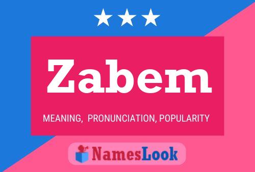 Zabem 名字海报