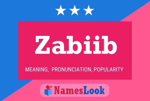 Zabiib 名字海报