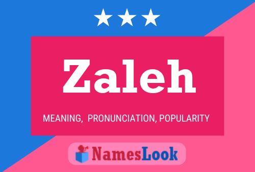 Zaleh 名字海报