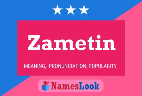 Zametin 名字海报