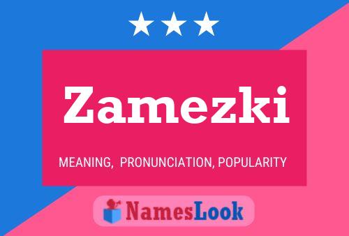 Zamezki 名字海报