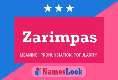 Zarimpas 名字海报