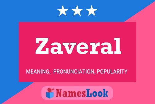 Zaveral 名字海报