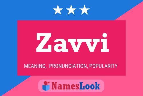 Zavvi 名字海报