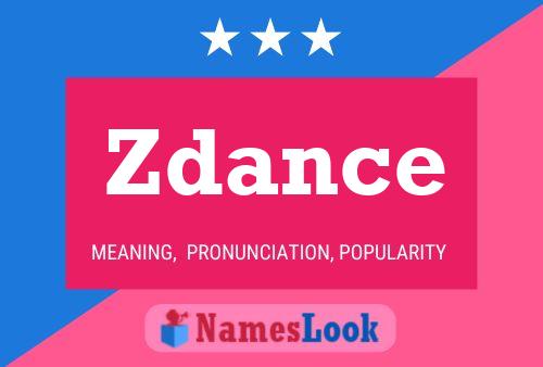 Zdance 名字海报