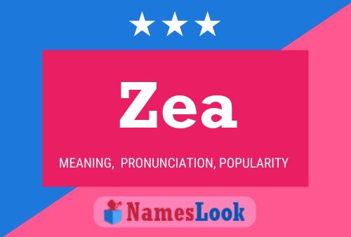 Zea 名字海报