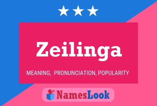 Zeilinga 名字海报