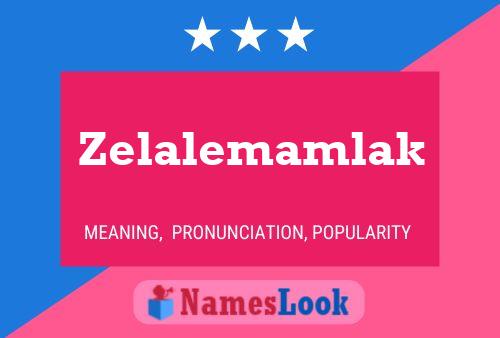 Zelalemamlak 名字海报