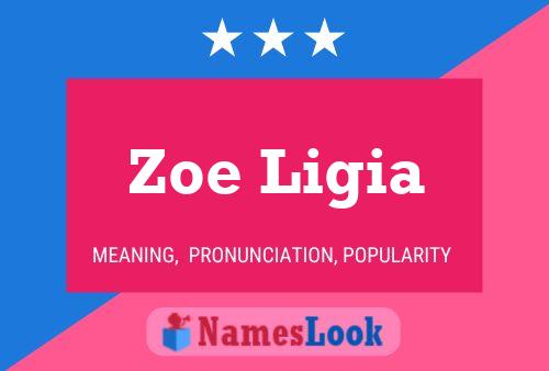 Zoe Ligia 名字海报