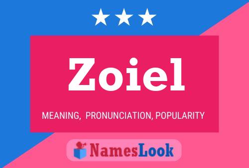 Zoiel 名字海报