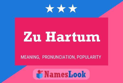 Zu Hartum 名字海报