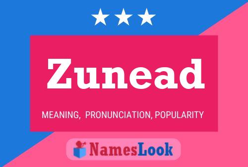 Zunead 名字海报