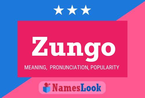 Zungo 名字海报